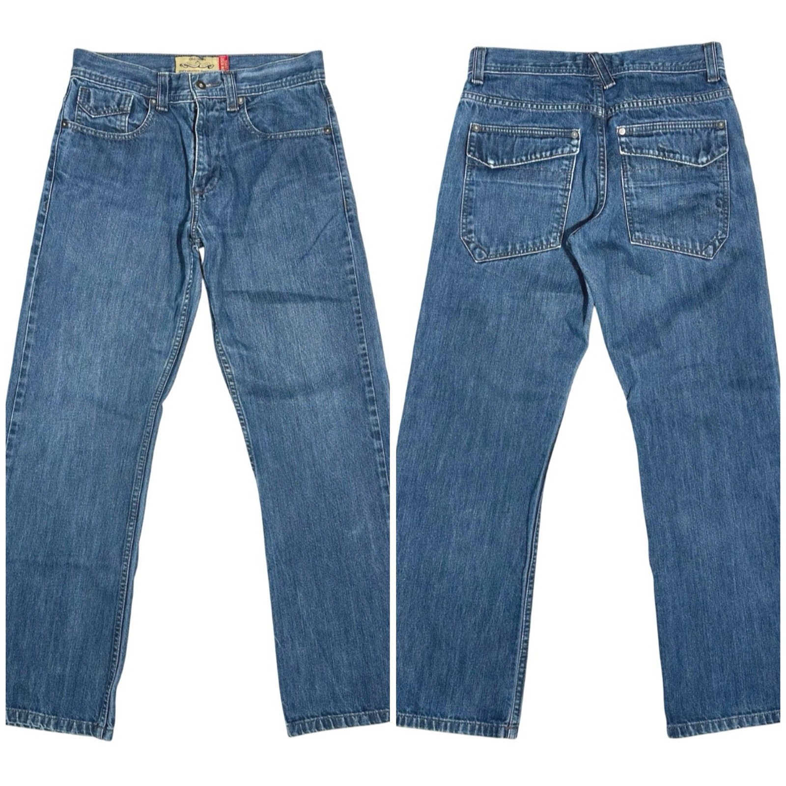 Old Navy | Men | Y2k Low Rise Loose Fit Straight Leg Denim Jeans | Size 29x30